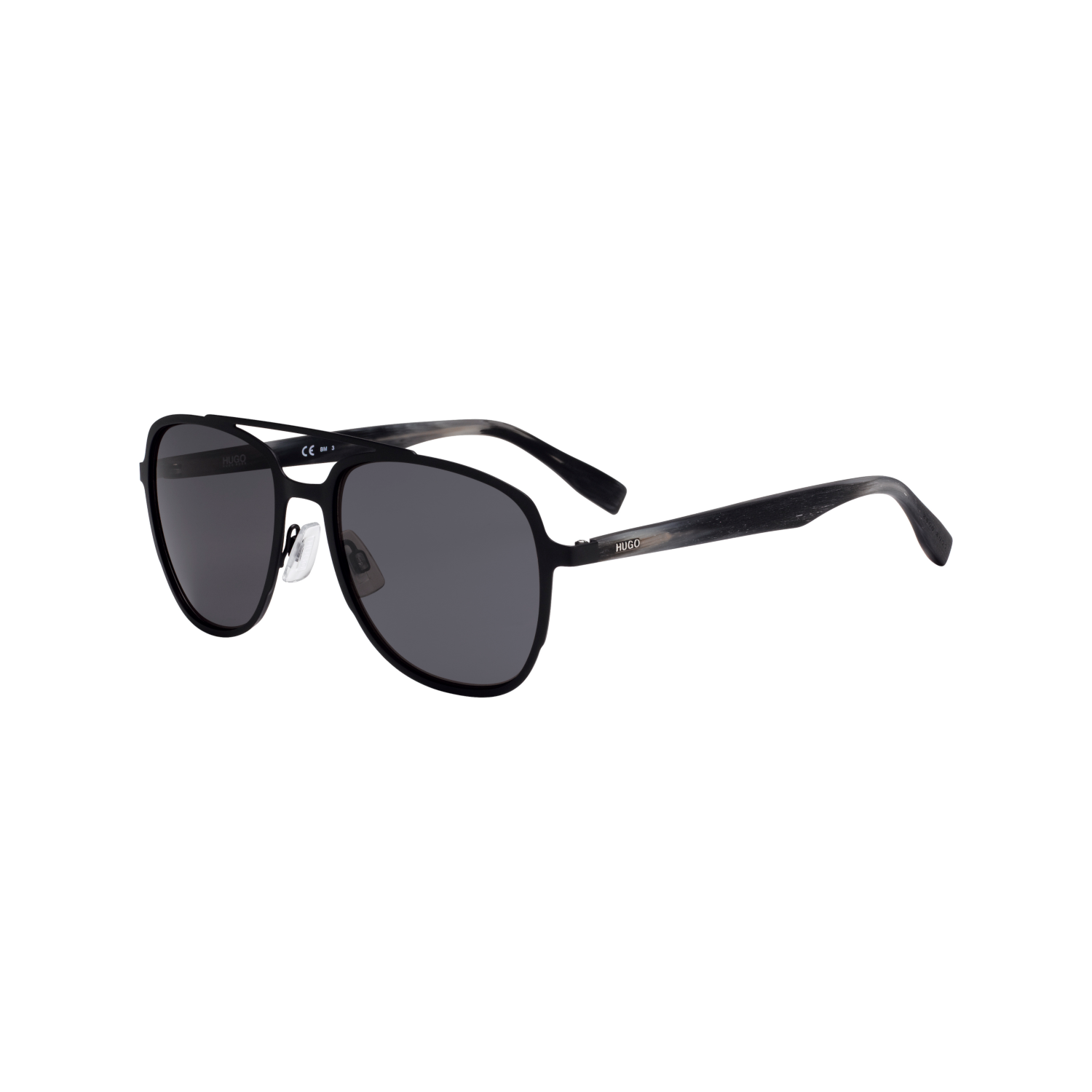 Hugo HG 0301/S Grey Black Men's Sunglasses