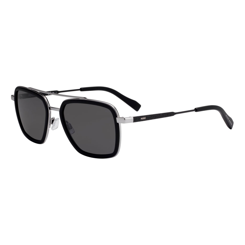 Hugo HG 0306/S Grey Black Men's Sunglasses