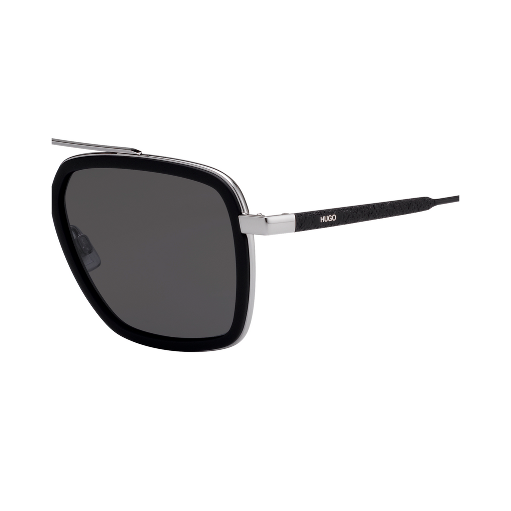 Hugo HG 0306/S Grey Black Men's Sunglasses