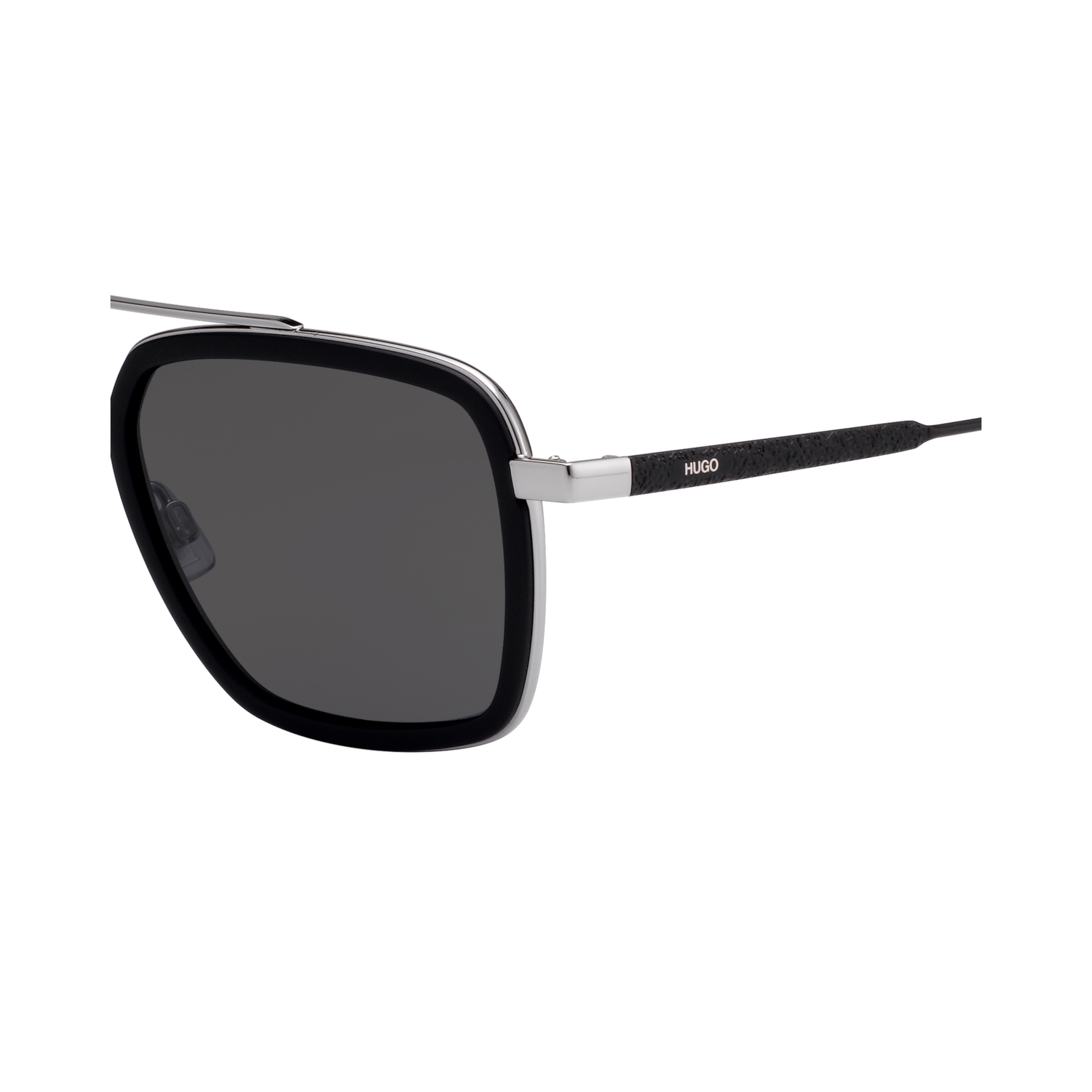 Hugo HG 0306/S Grey Black Men's Sunglasses