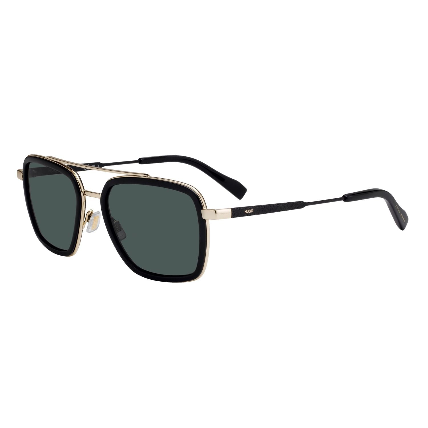Hugo HG 0306/S Green Black Men's Sunglasses