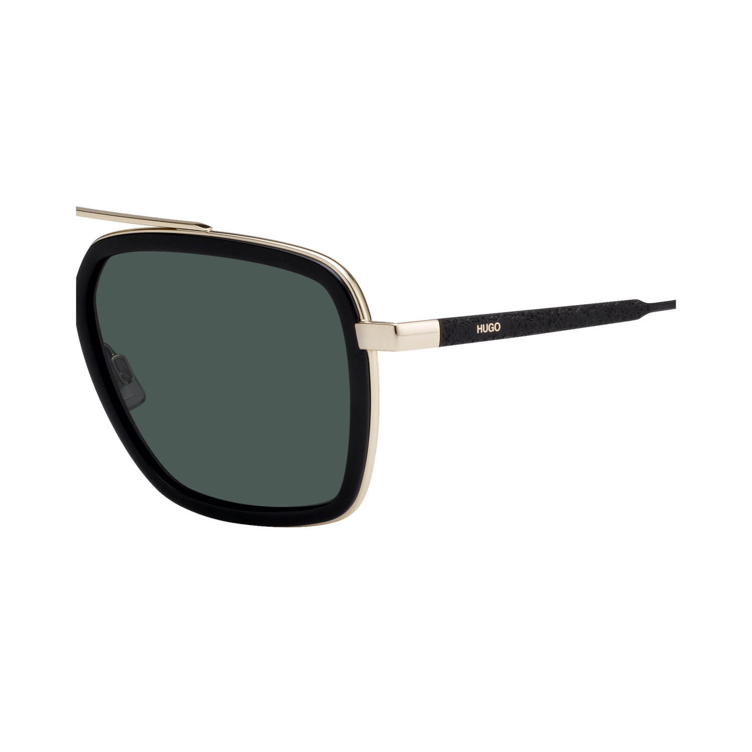 Hugo HG 0306/S Green Black Men's Sunglasses