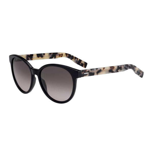 Hugo HG 0195/S Grey Black Women's Sunglasses