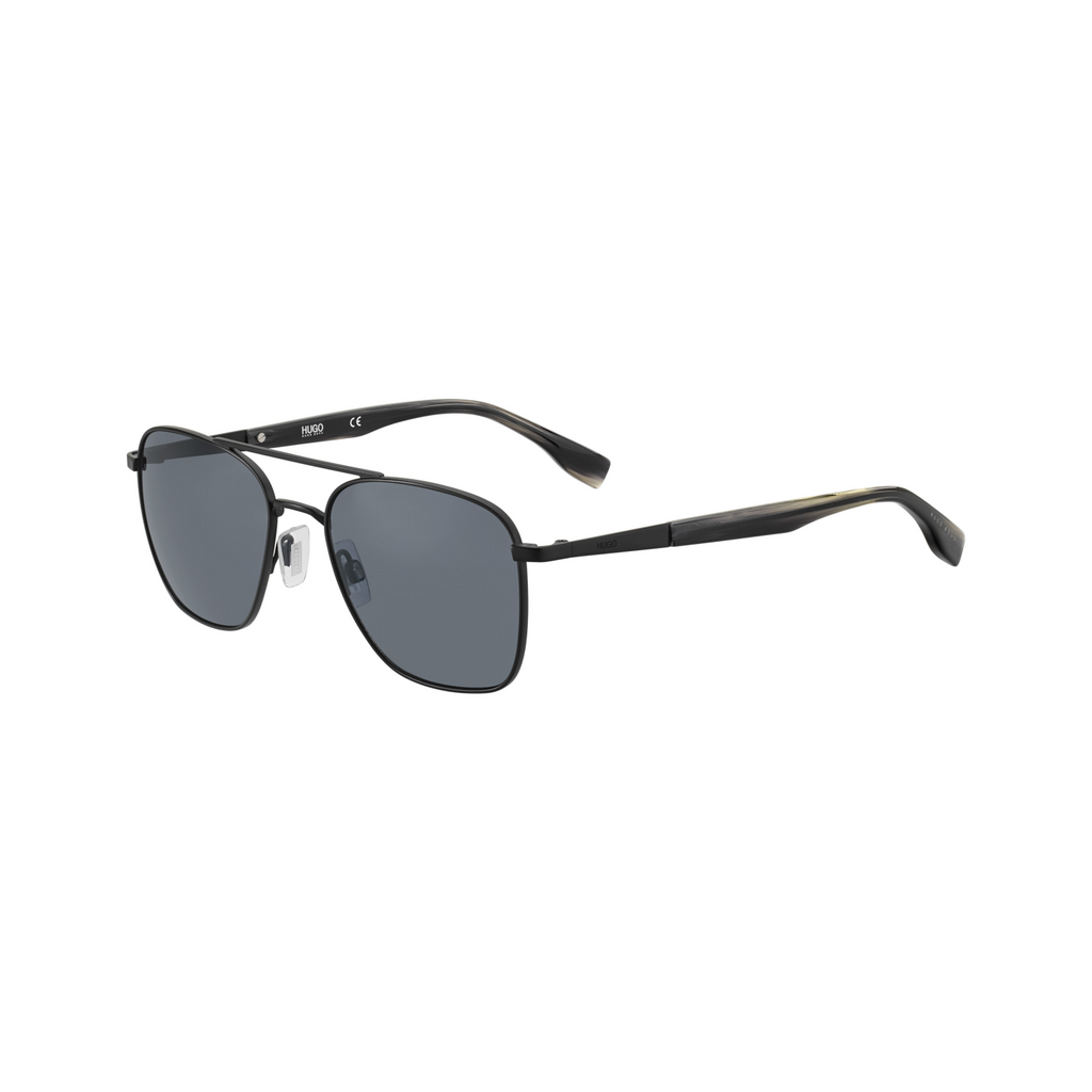 Hugo HG 0330/S Grey Black Men's Sunglasses