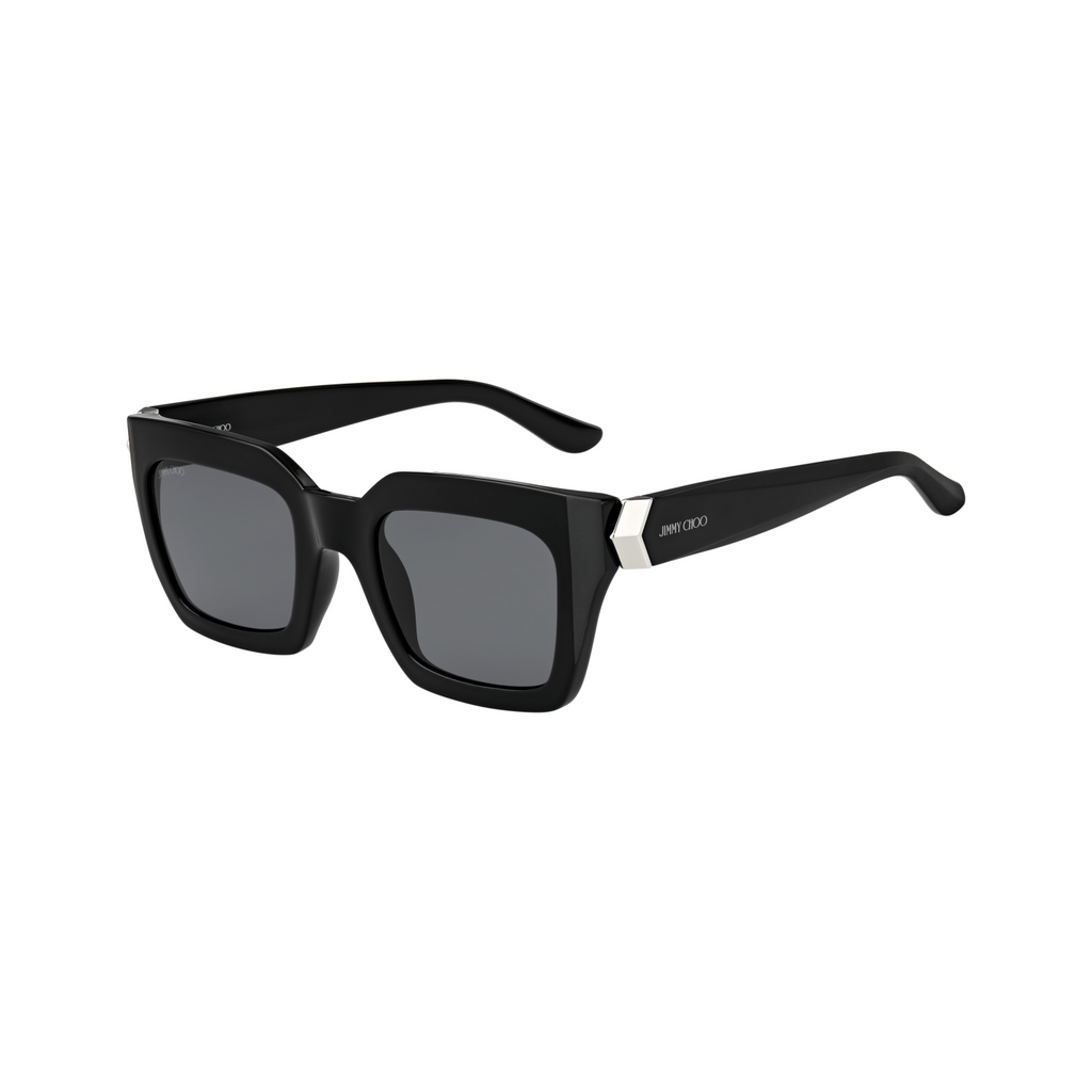 Jimmy Choo MAIKA/S Grey Black Women's Sunglasses