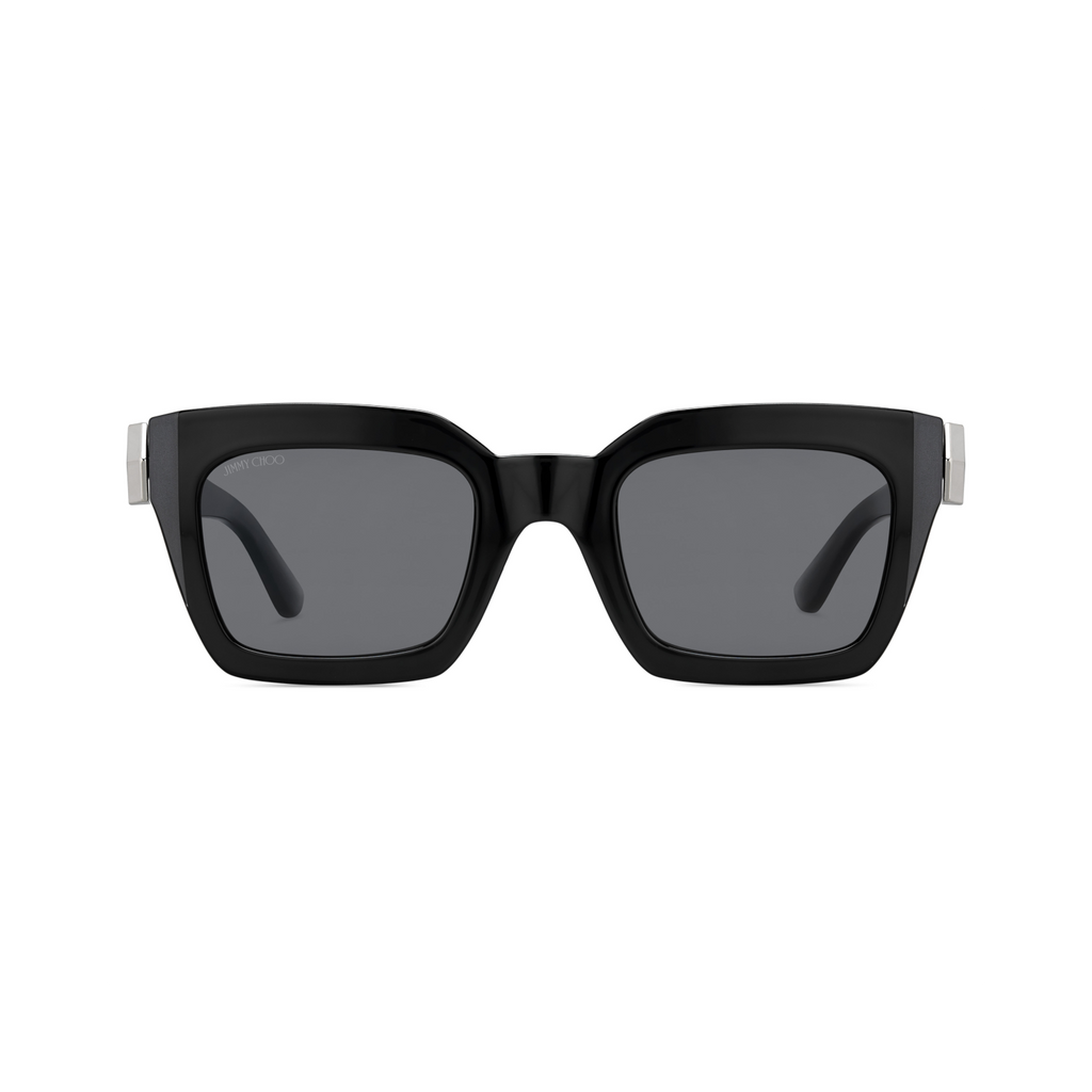 Jimmy Choo MAIKA/S Grey Black Women's Sunglasses