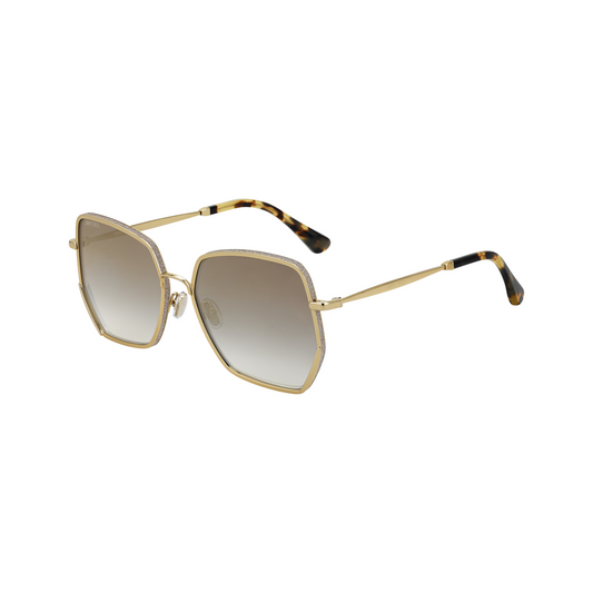 Jimmy Choo ALINE/S Grey Yellow Women's Sunglasses
