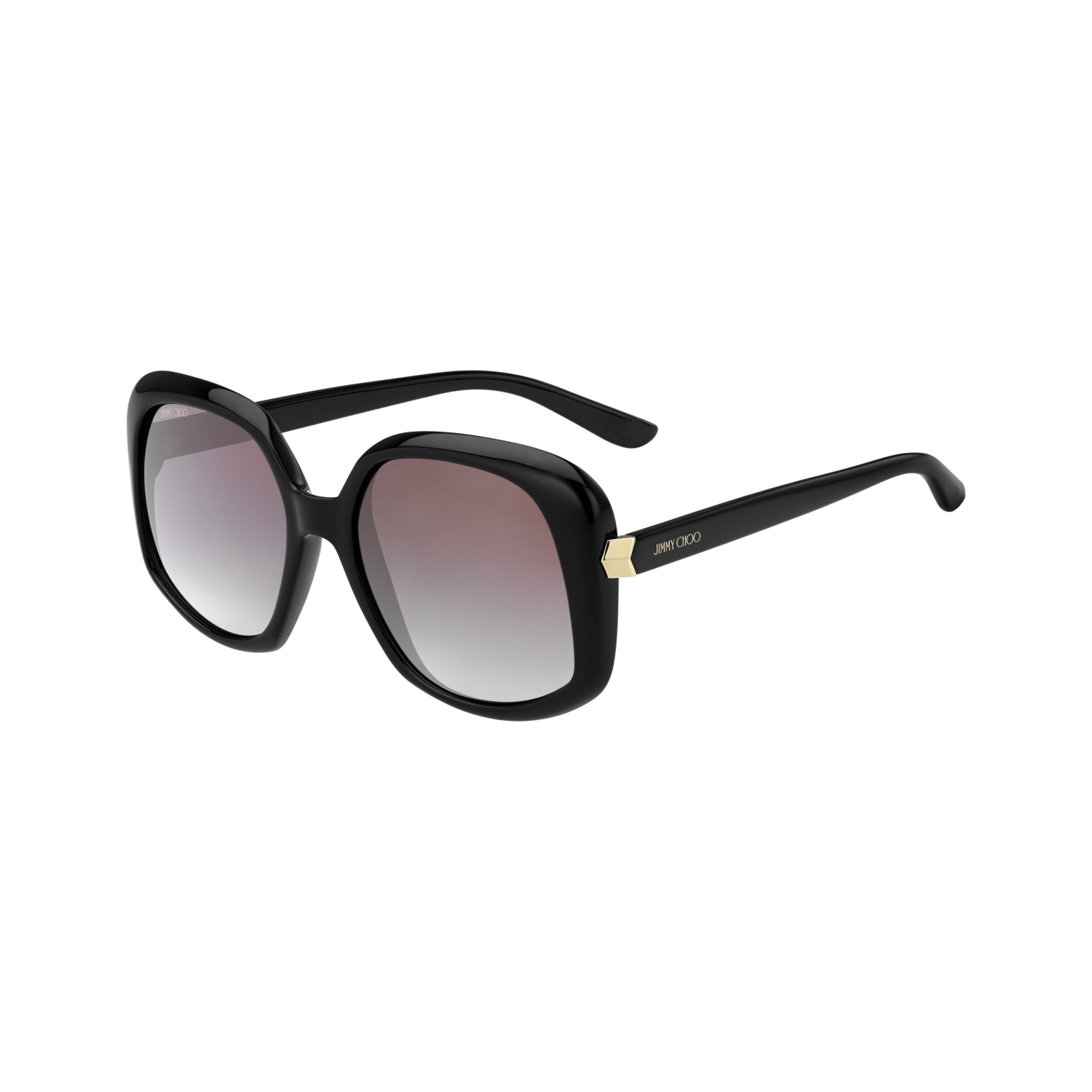 Jimmy Choo AMADA/S Grey Black Women's Sunglasses