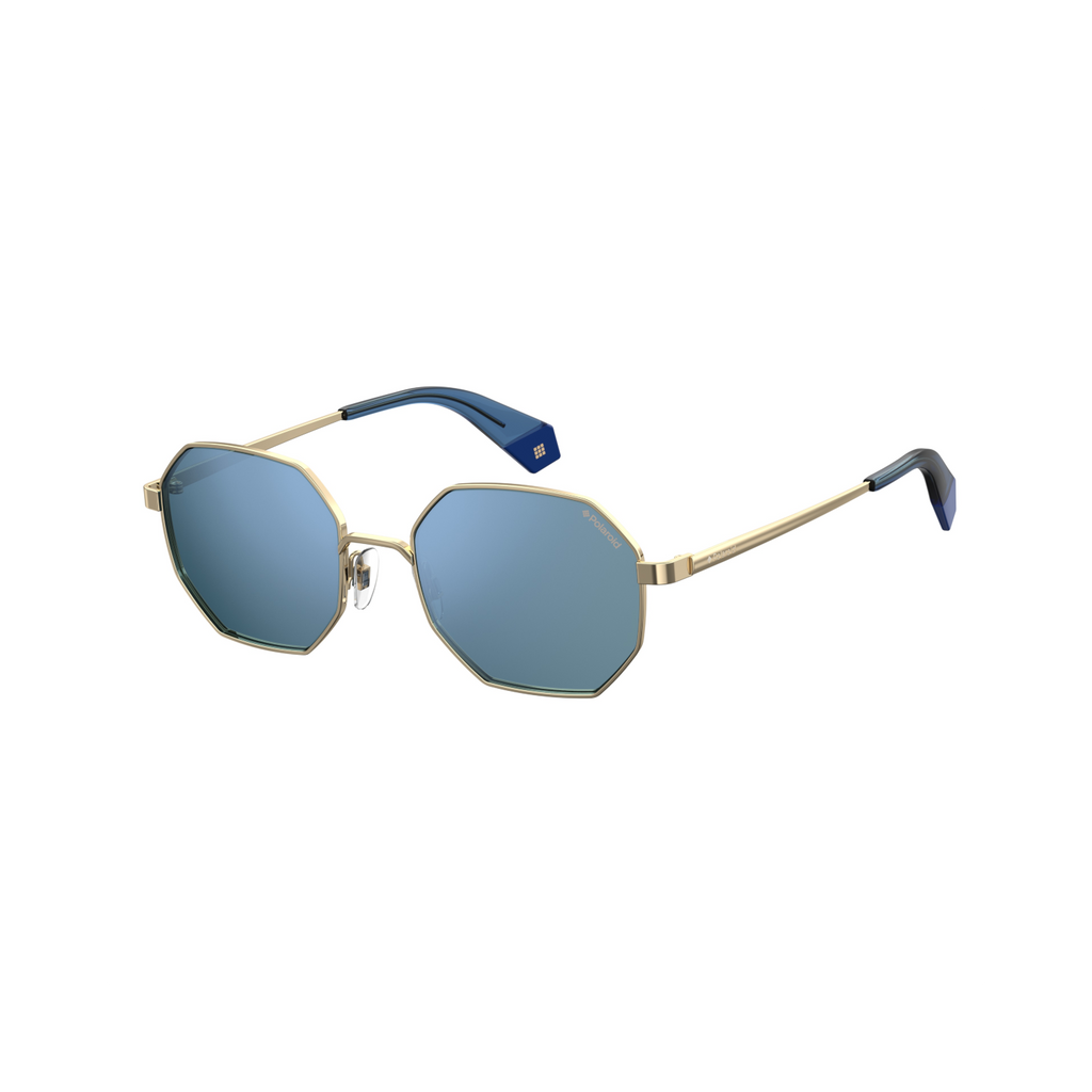 Polaroid PLD 6067/S Silver Yellow Unisex Polarized Sunglasses