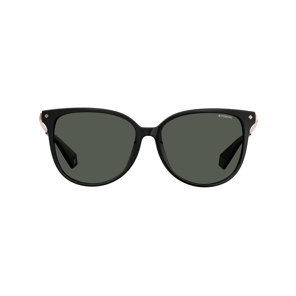 Polaroid PLD 4076/F/S Grey Black Women's Polarized Sunglasses