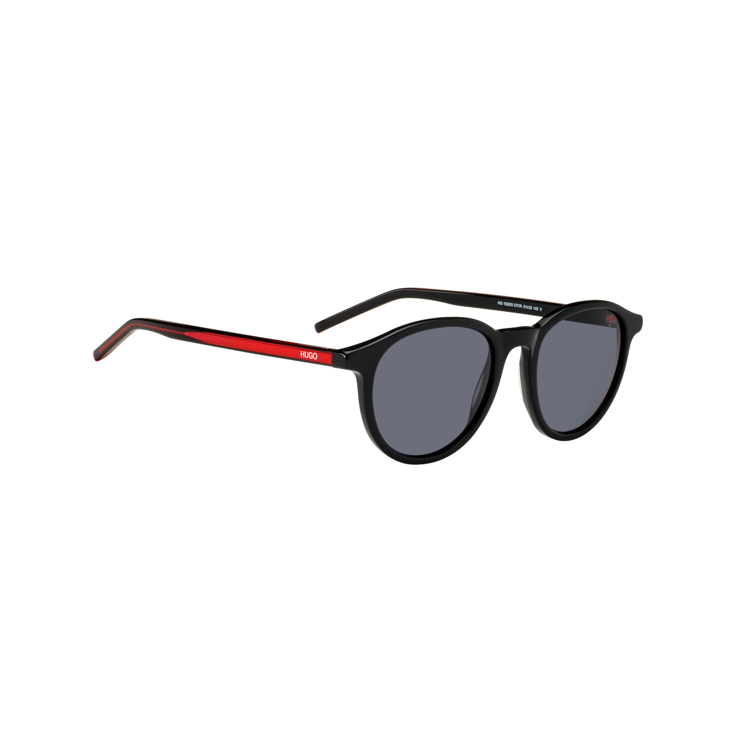 Hugo HG 1028/S Grey Black Unisex Sunglasses