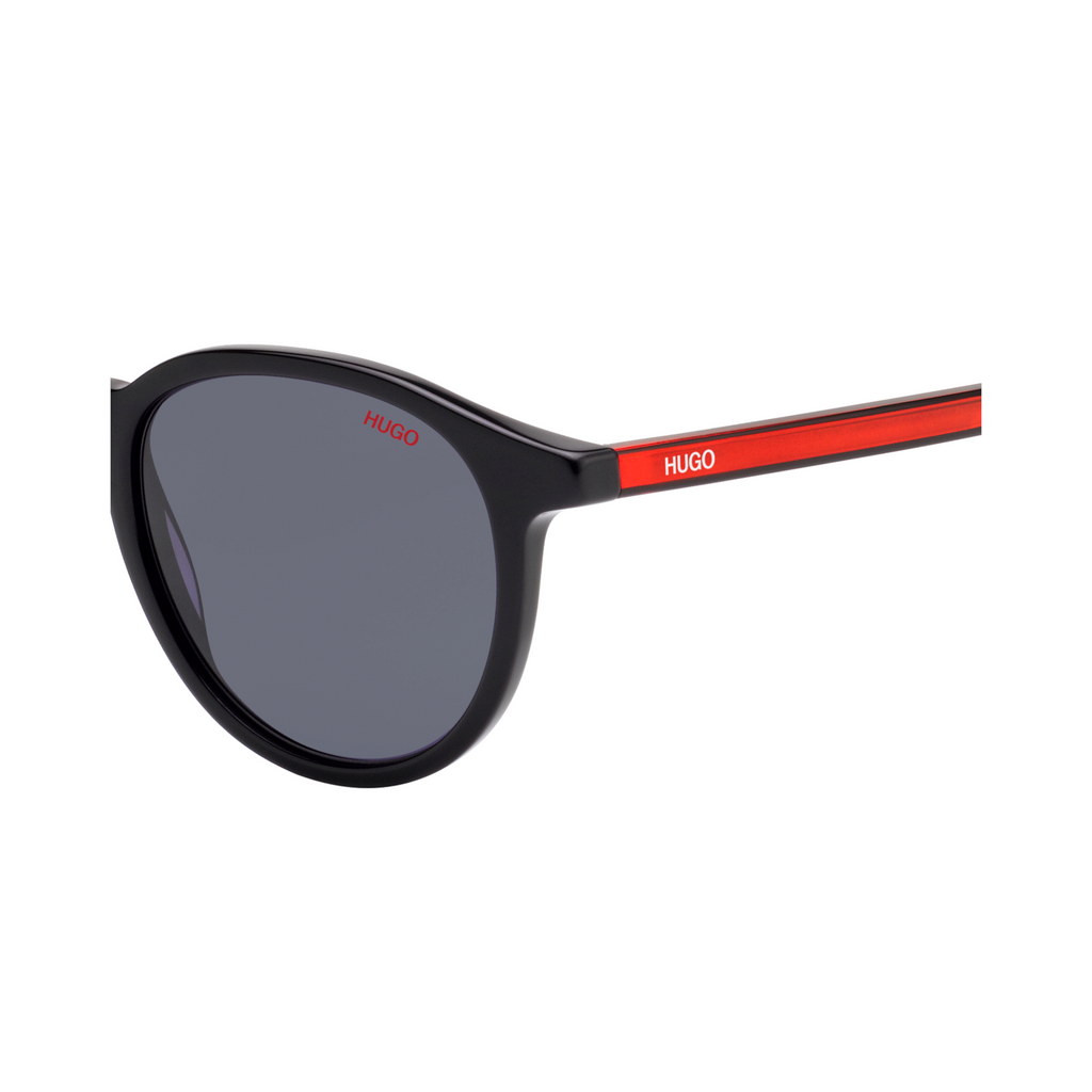 Hugo HG 1028/S Grey Black Unisex Sunglasses
