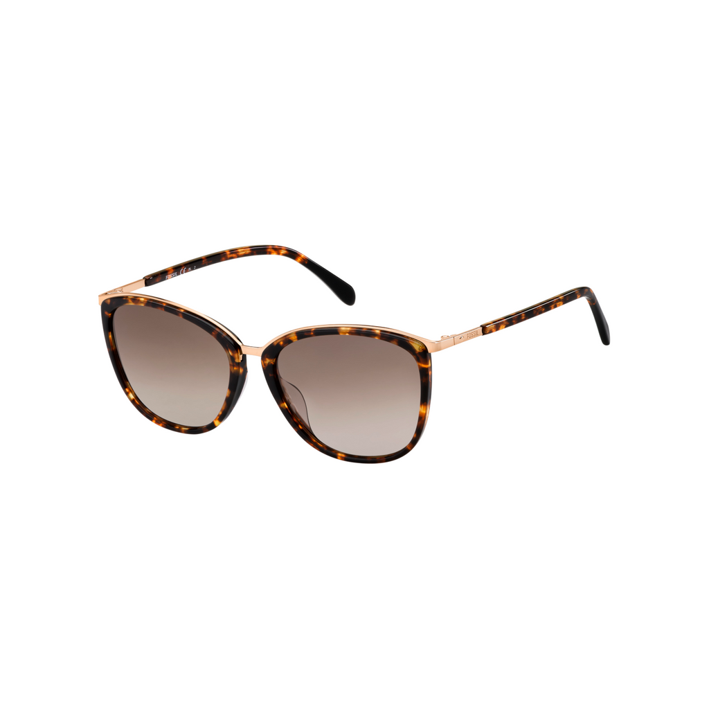 Fossil FOS 2091/G/S Brown Havana Women's Sunglasses