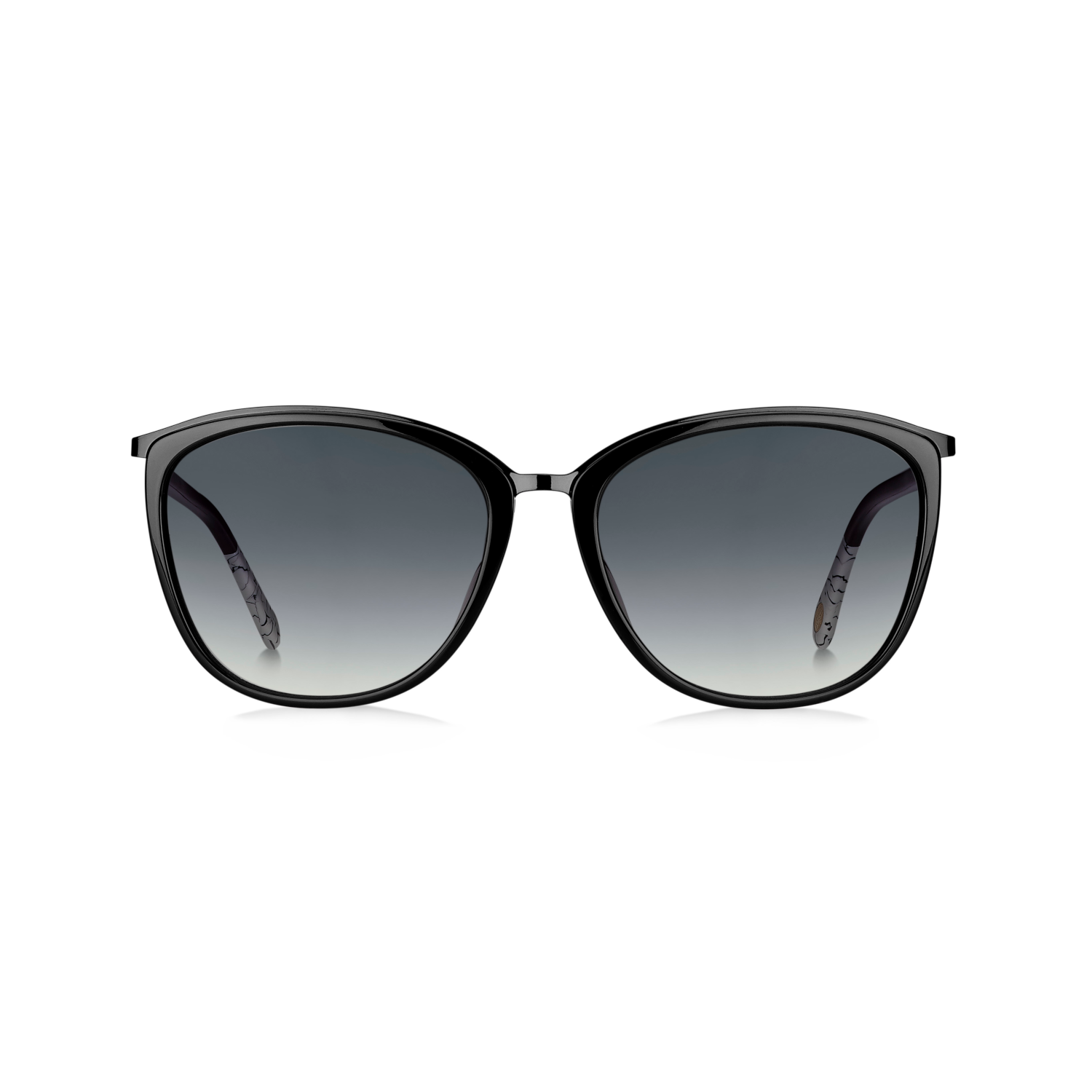 Fossil FOS 2091/G/S Grey Black Women's Sunglasses