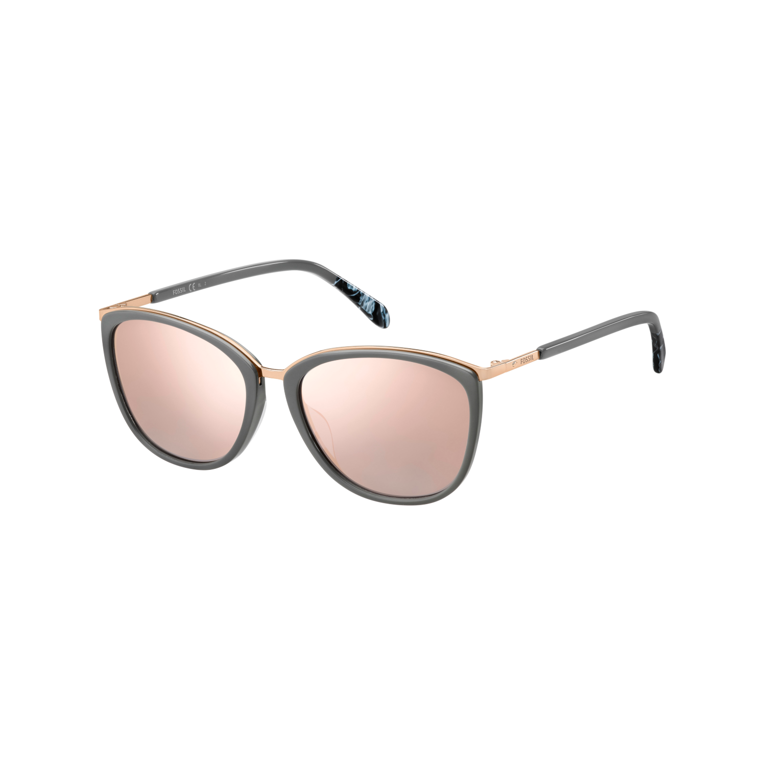 Fossil FOS 2091/G/S Pink Grey Women's Sunglasses
