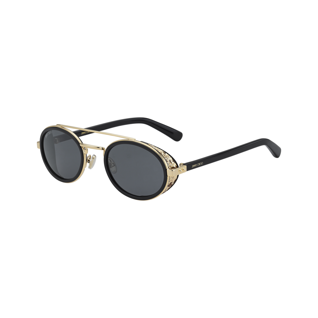 Jimmy Choo TONIE/S Grey Black Women's Sunglasses