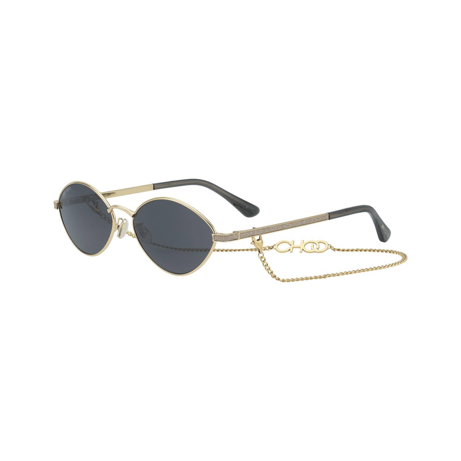 Jimmy Choo SONNY/S Grey Yellow Women's Sunglasses
