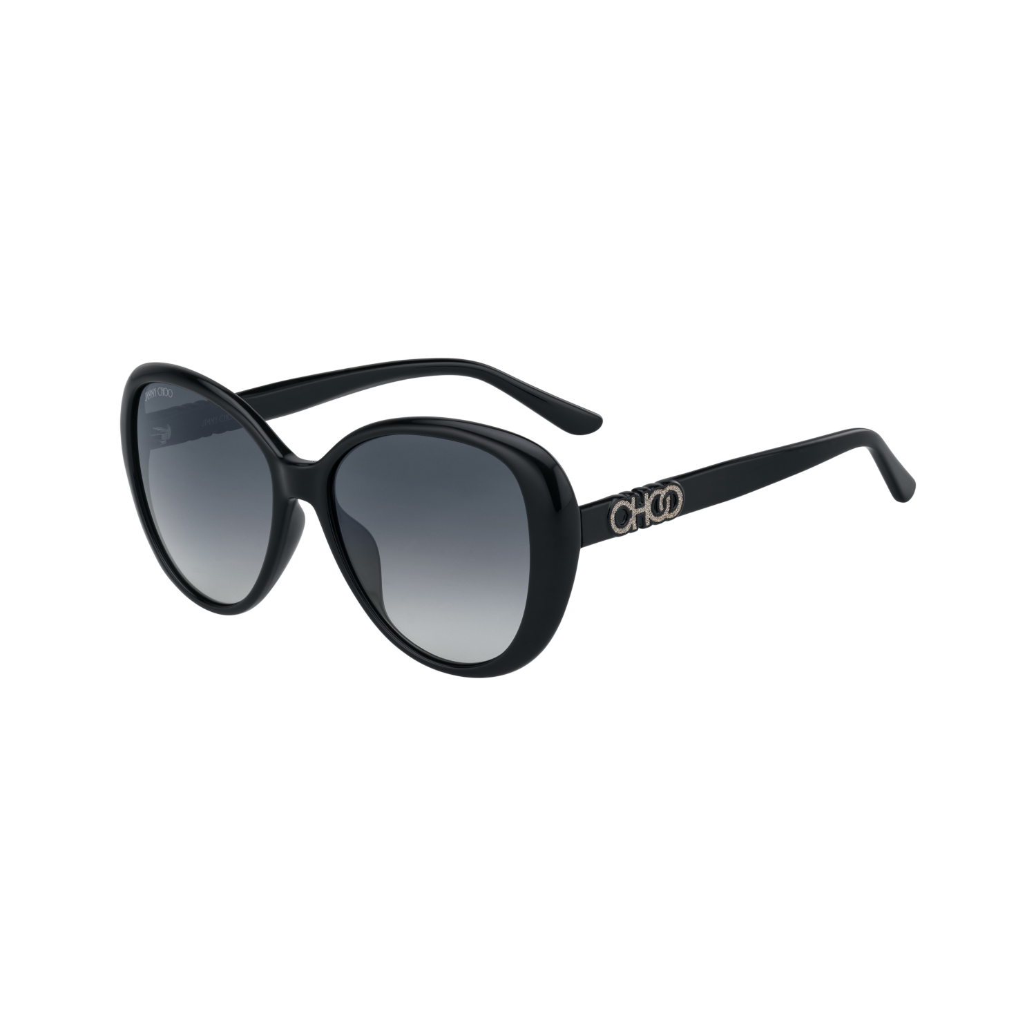 Jimmy Choo AMIRA/G/S Grey Black Women's Sunglasses