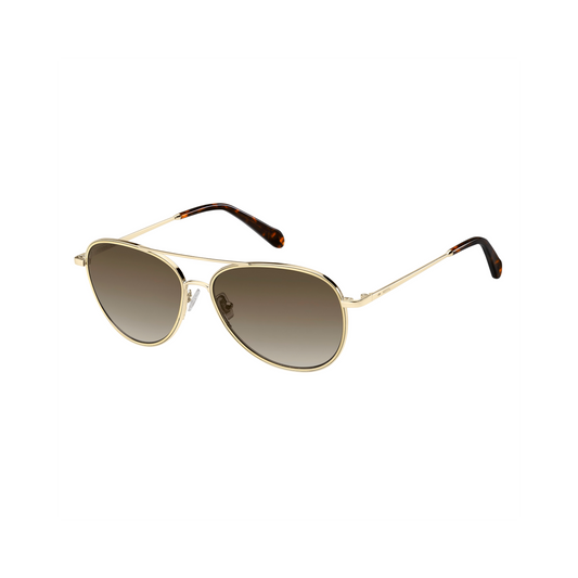 Fossil FOS 2096/G/S Brown Yellow Women's Sunglasses
