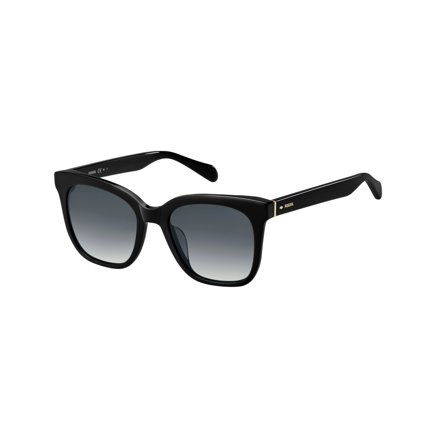 Fossil FOS 2098/G/S Grey Black Women's Sunglasses