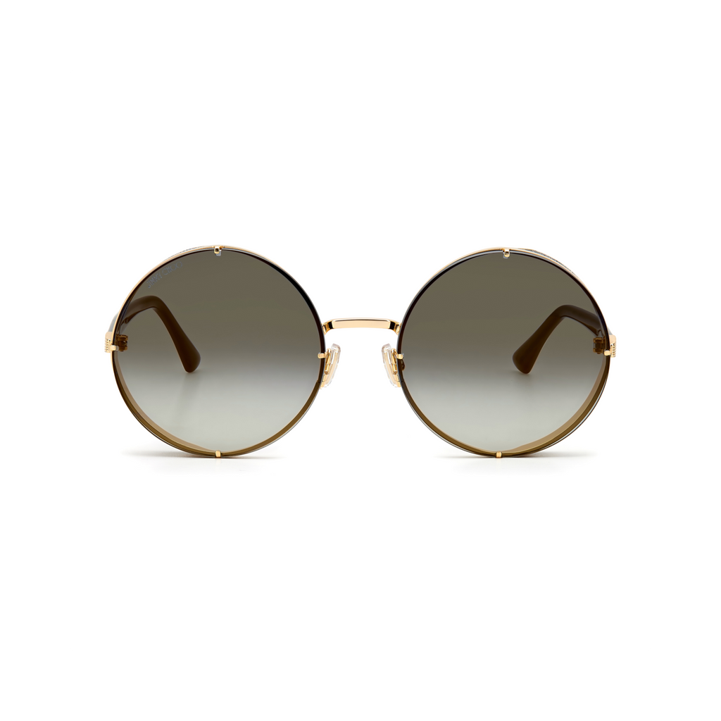 Jimmy Choo LILO/S Grey Yellow Women's Sunglasses