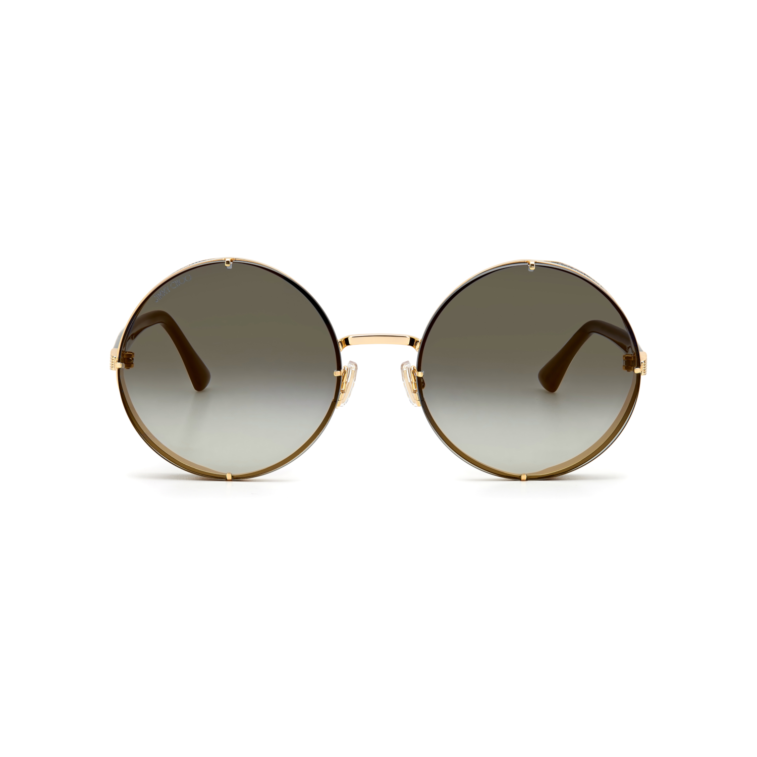 Jimmy Choo LILO/S Grey Yellow Women's Sunglasses