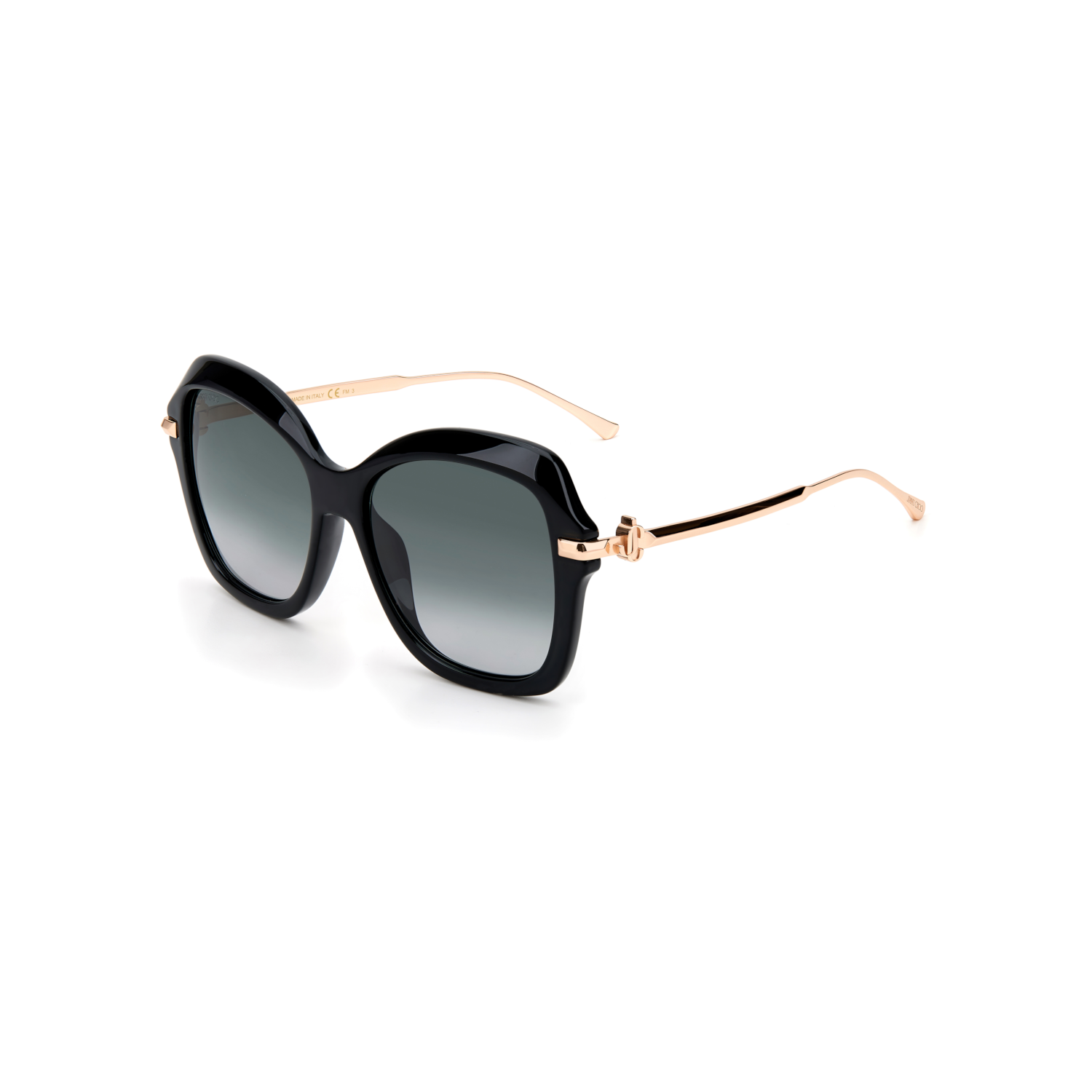 Jimmy Choo TESSY/G/S Grey Black Women's Sunglasses