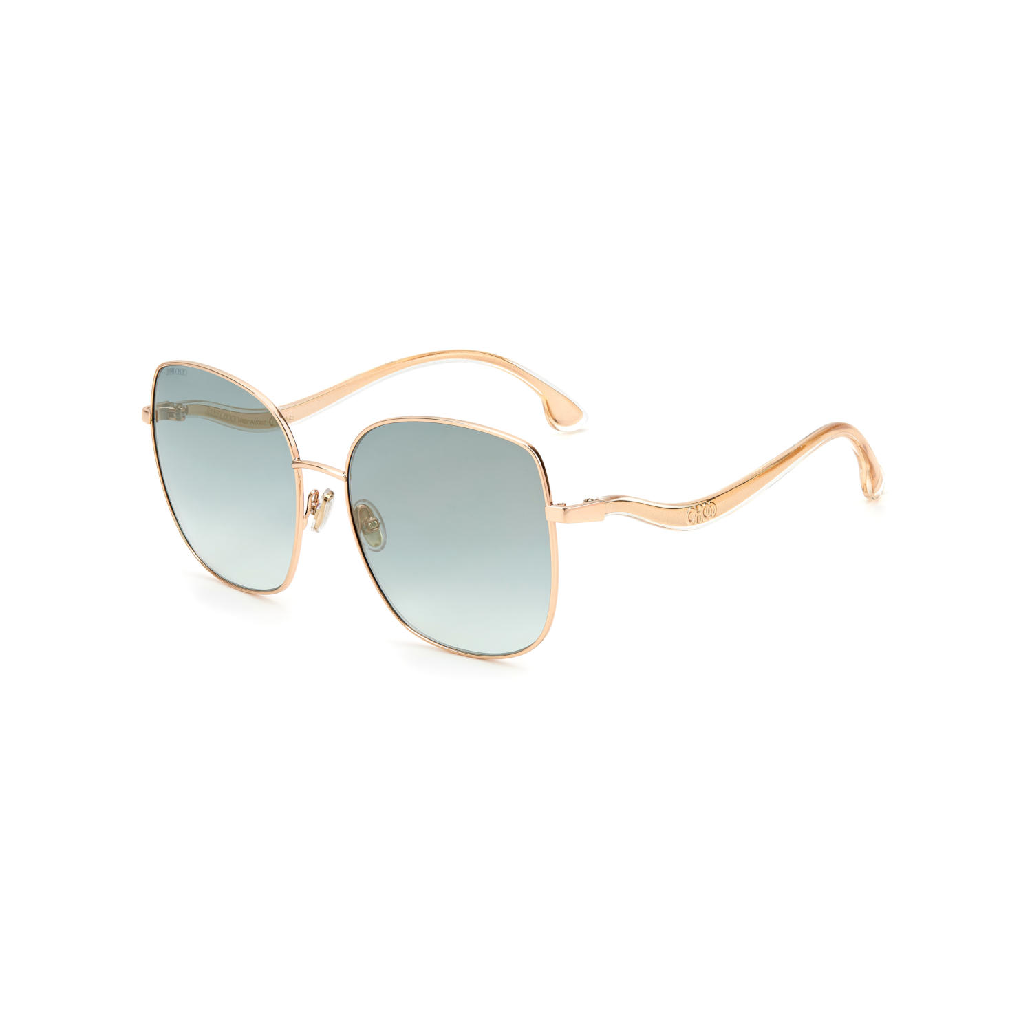 Jimmy Choo MAMIE/S Green Yellow Women's Sunglasses