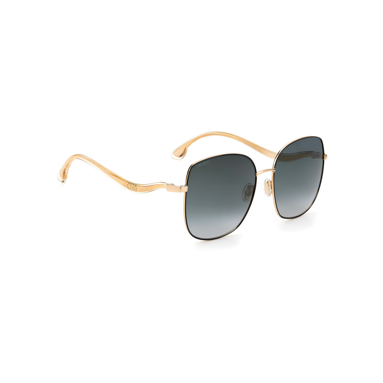 Jimmy Choo MAMIE/S Grey Yellow Women's Sunglasses