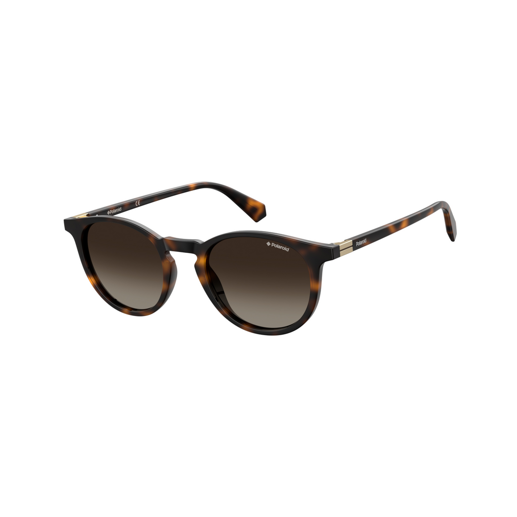 Polaroid PLD 6102/S/X Brown Havana Unisex Polarized Sunglasses