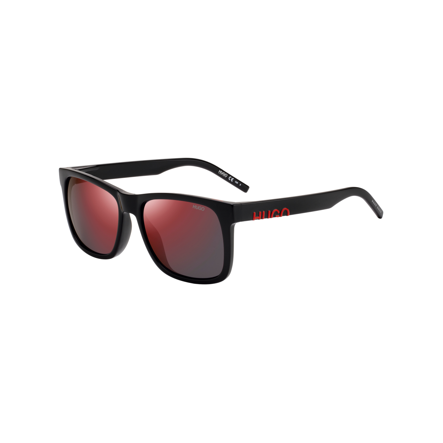 Hugo HG 1068/S Red Black Men's Sunglasses