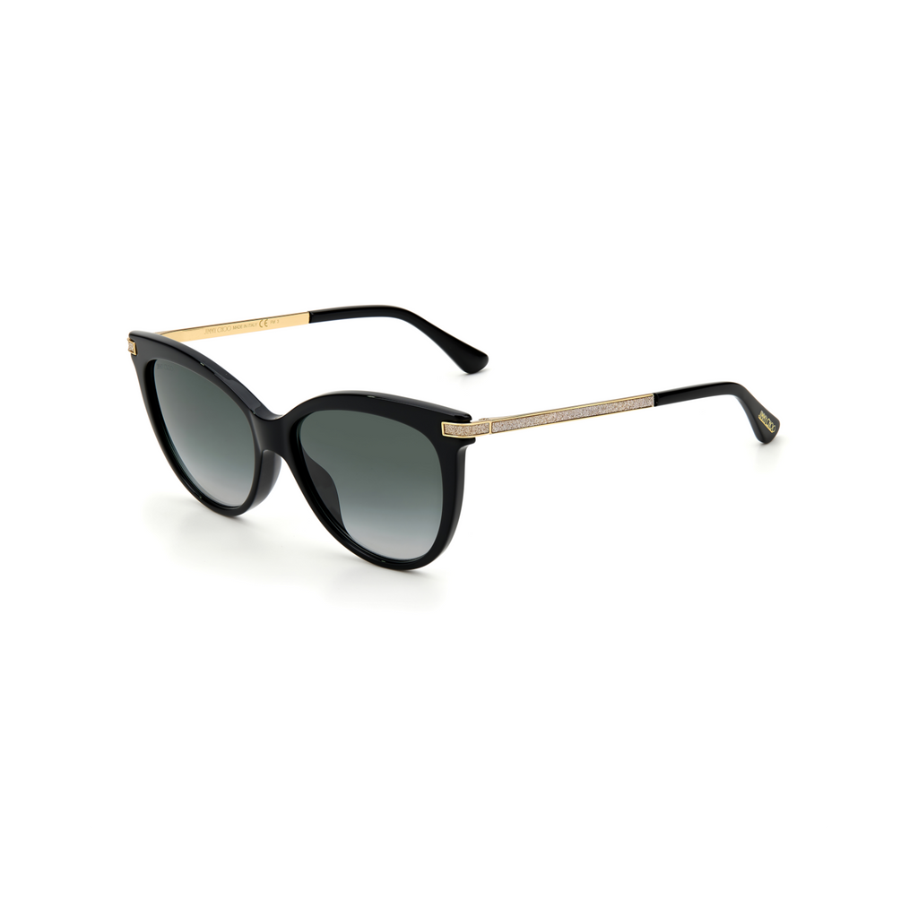 Jimmy Choo AXELLE/G/S Grey Black Women's Sunglasses