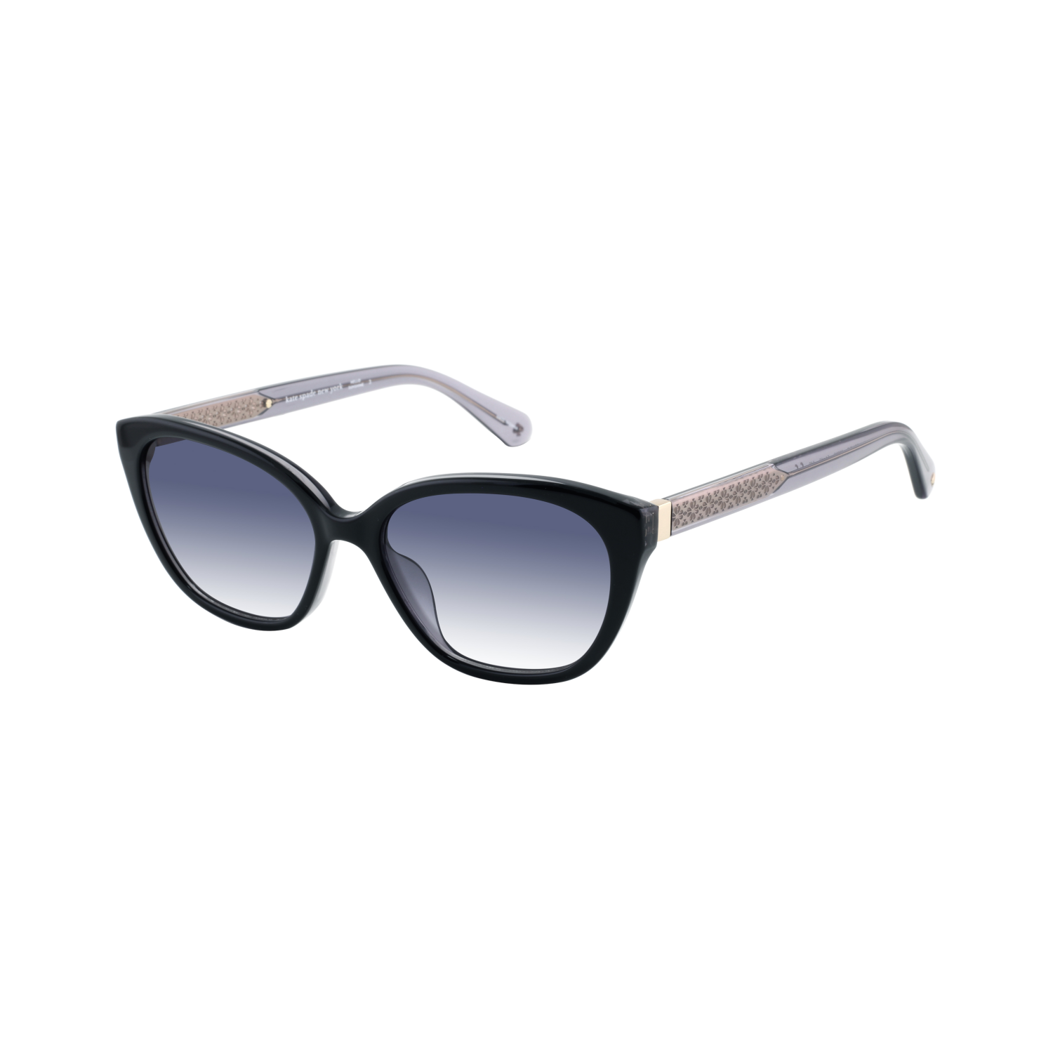 Kate Spade PHILIPPA/G/S Grey Black Women's Sunglasses