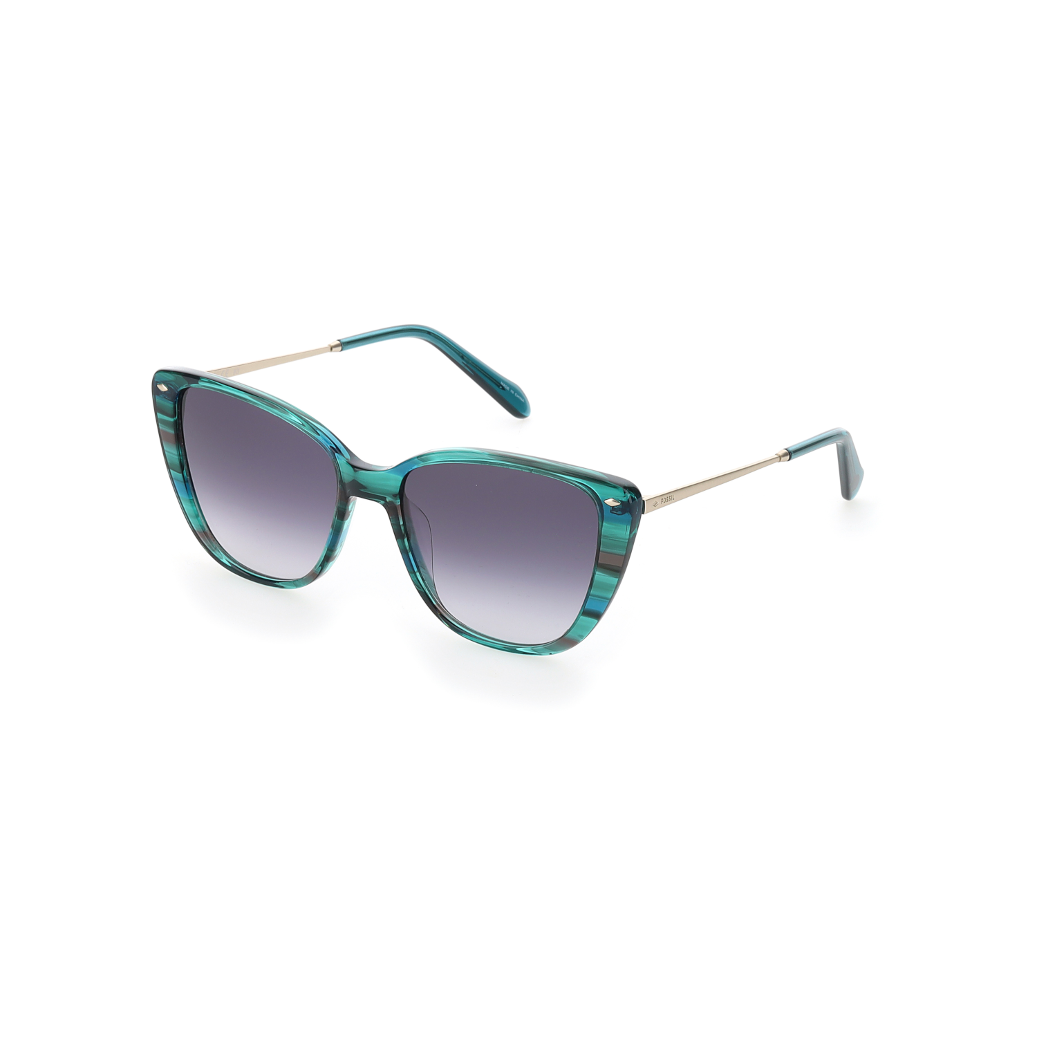 Fossil FOS 2101/G/S Grey Green Women's Sunglasses