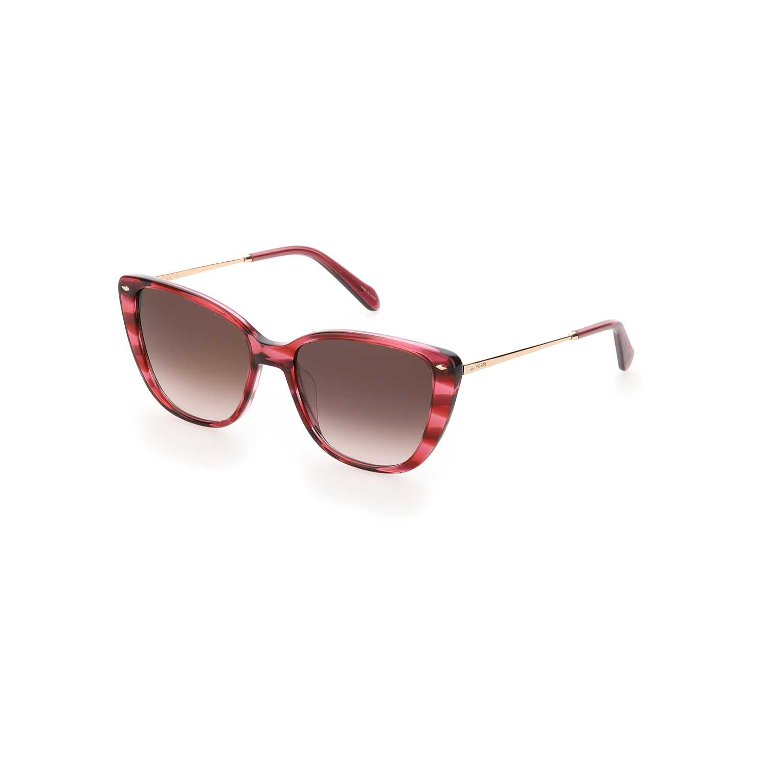 Fossil FOS 2101/G/S Brown Red Women's Sunglasses