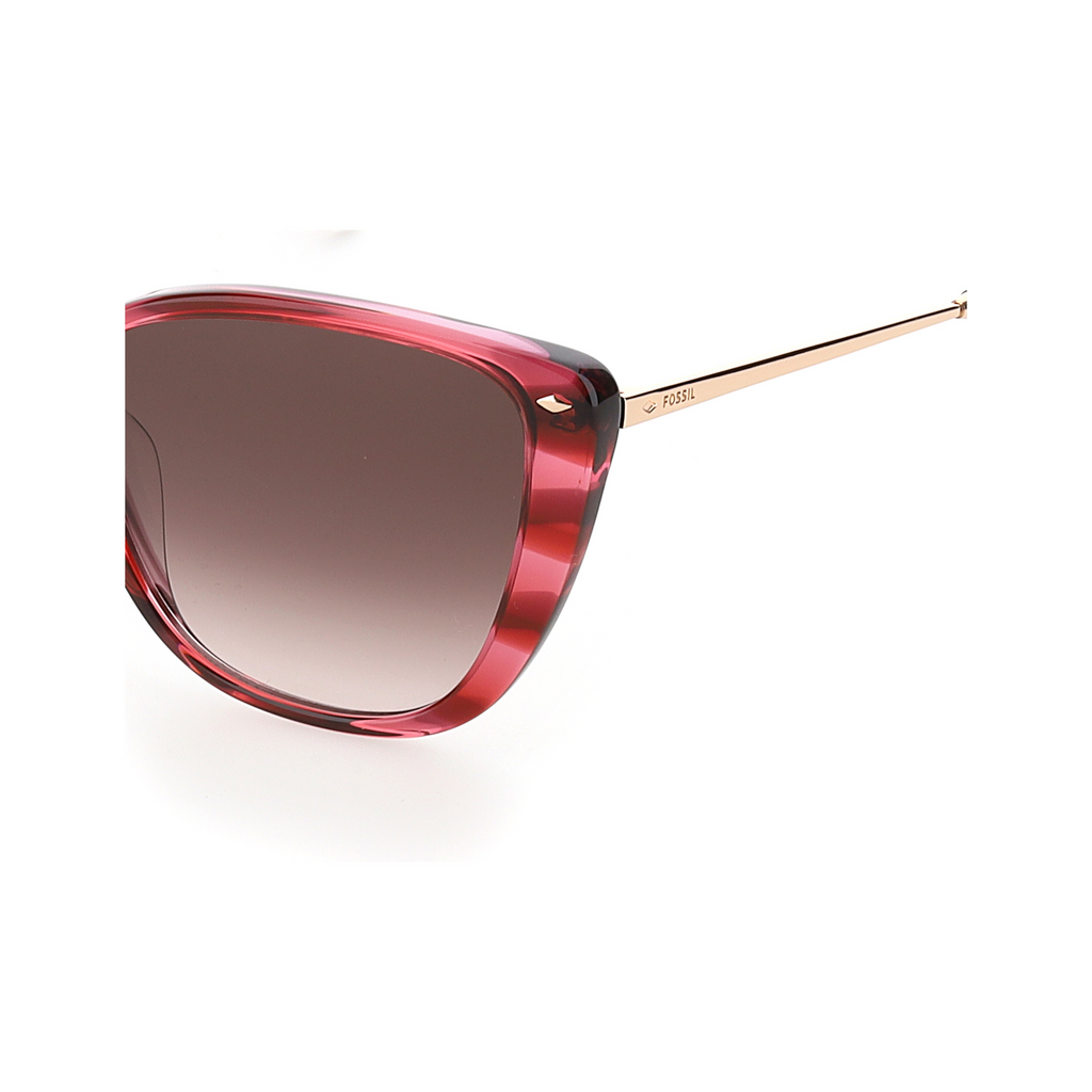 Fossil FOS 2101/G/S Brown Red Women's Sunglasses
