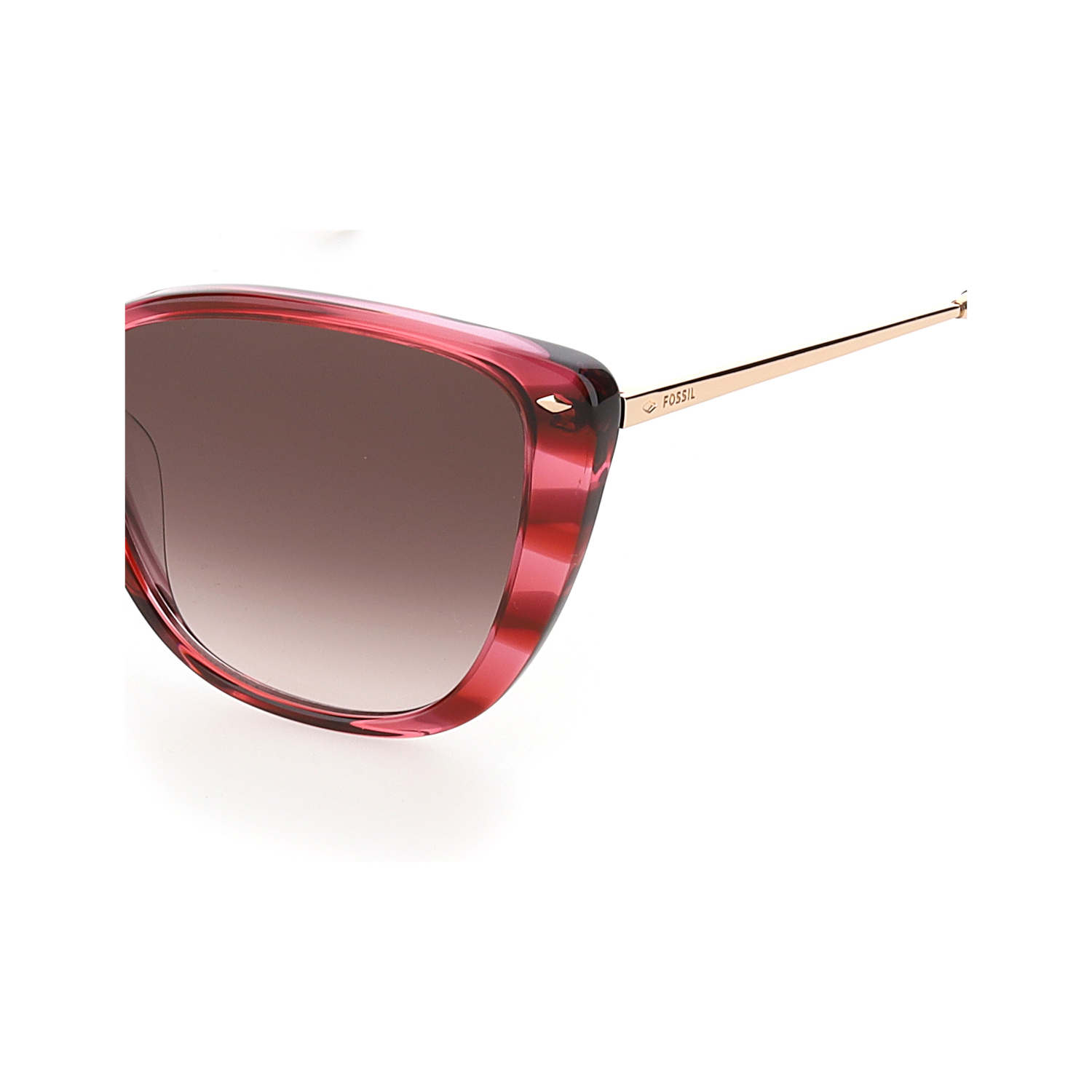 Fossil FOS 2101/G/S Brown Red Women's Sunglasses