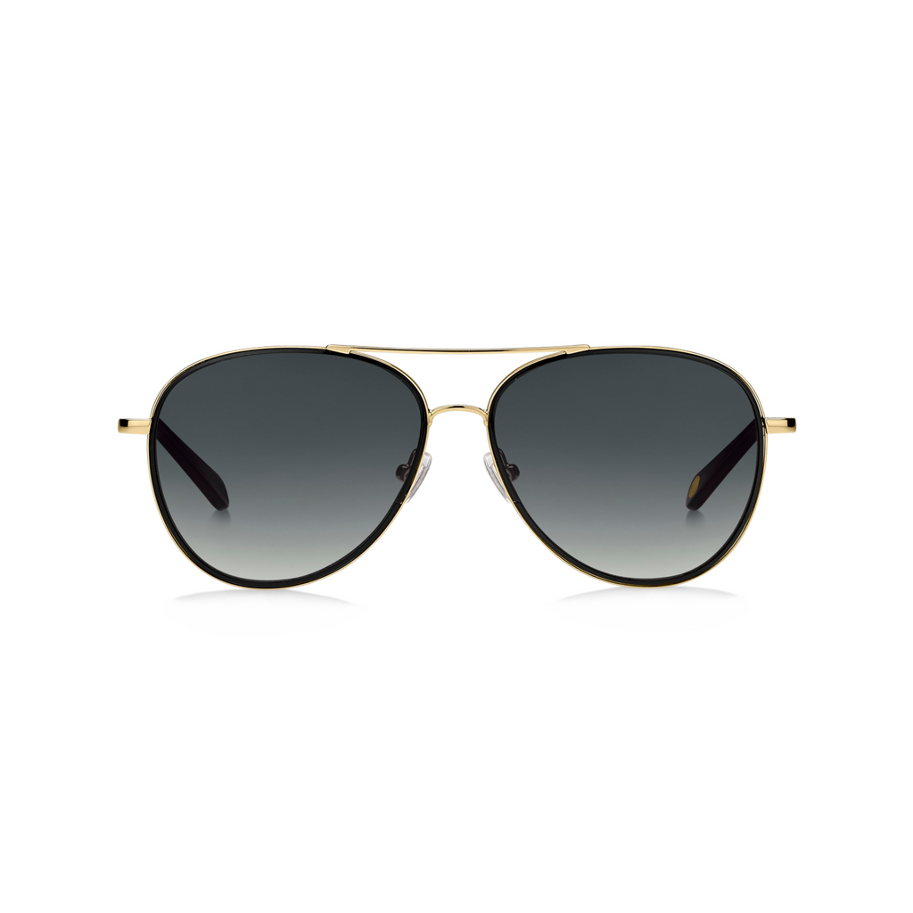 Fossil FOS 2096/G/S Grey Yellow Women's Sunglasses