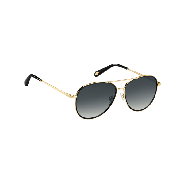 Fossil FOS 2096/G/S Grey Yellow Women's Sunglasses