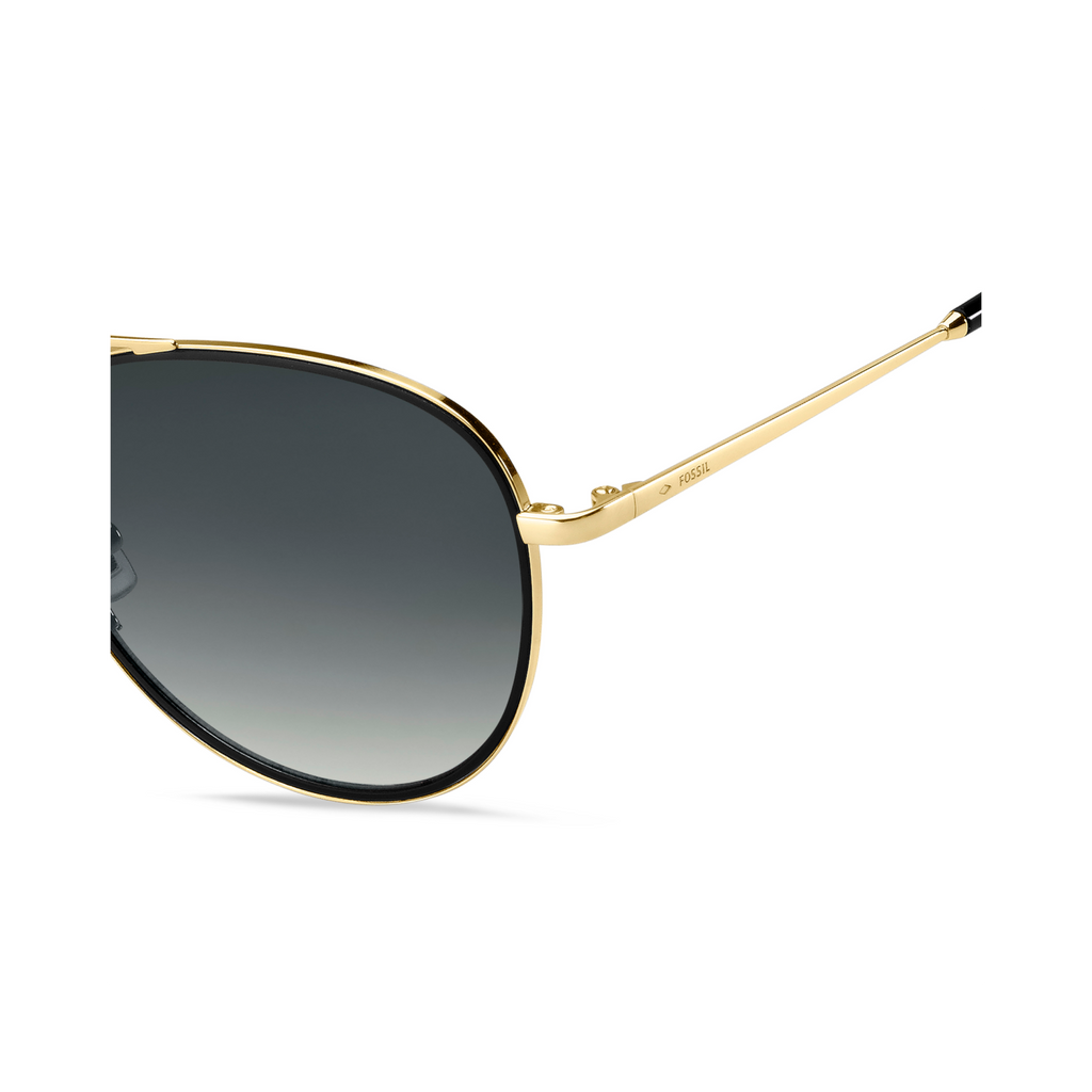 Fossil FOS 2096/G/S Grey Yellow Women's Sunglasses