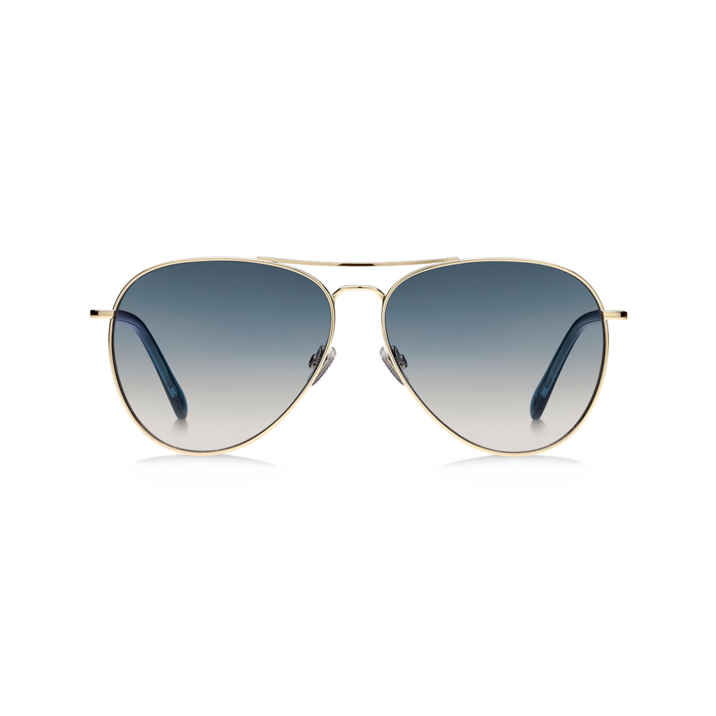 Fossil FOS 3102/G/S Blue Yellow Women's Sunglasses