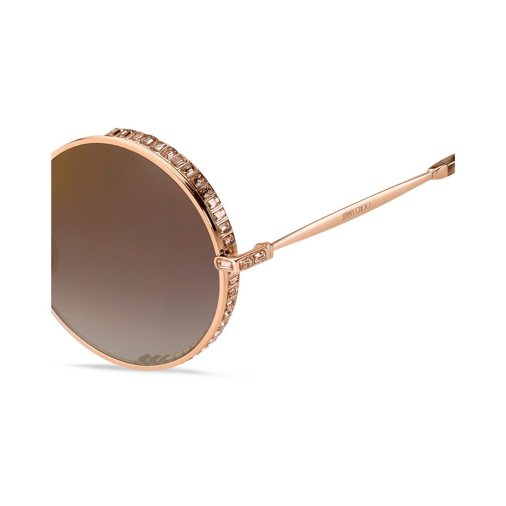 Jimmy Choo GOLDY/S Brown Yellow Women's Sunglasses