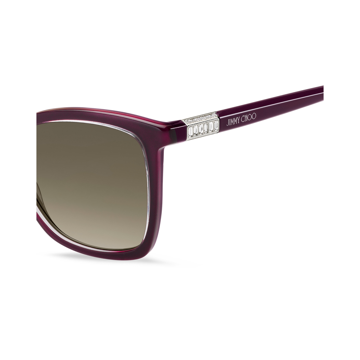 Jimmy Choo ALI/S Brown Red Women's Sunglasses