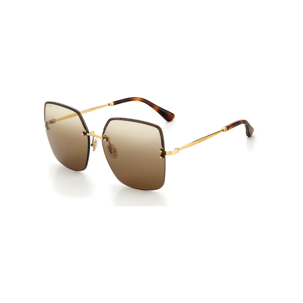 Jimmy Choo TAVI/S Brown Yellow Women's Sunglasses