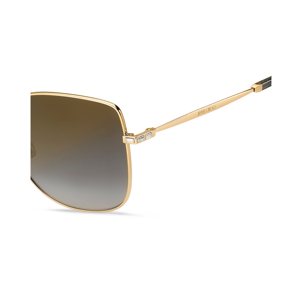 Jimmy Choo FANNY/G/SK Grey Yellow Women's Sunglasses