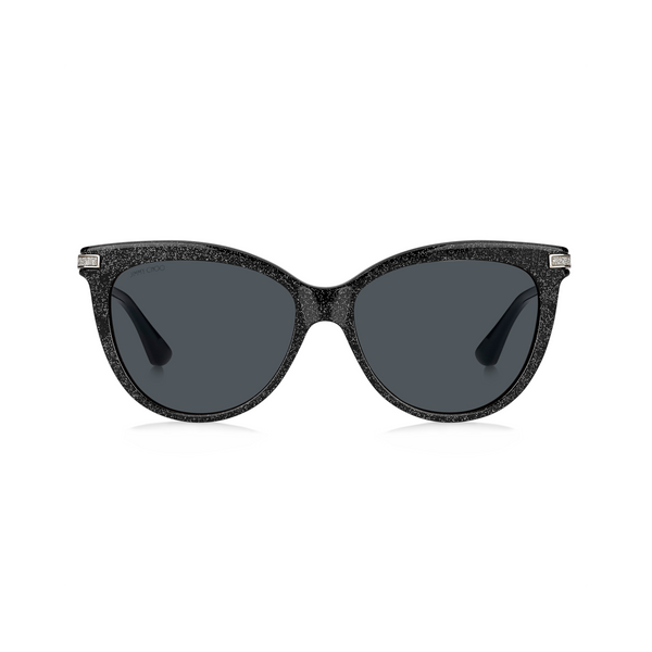 Jimmy Choo AXELLE/G/S Grey Black Women's Sunglasses