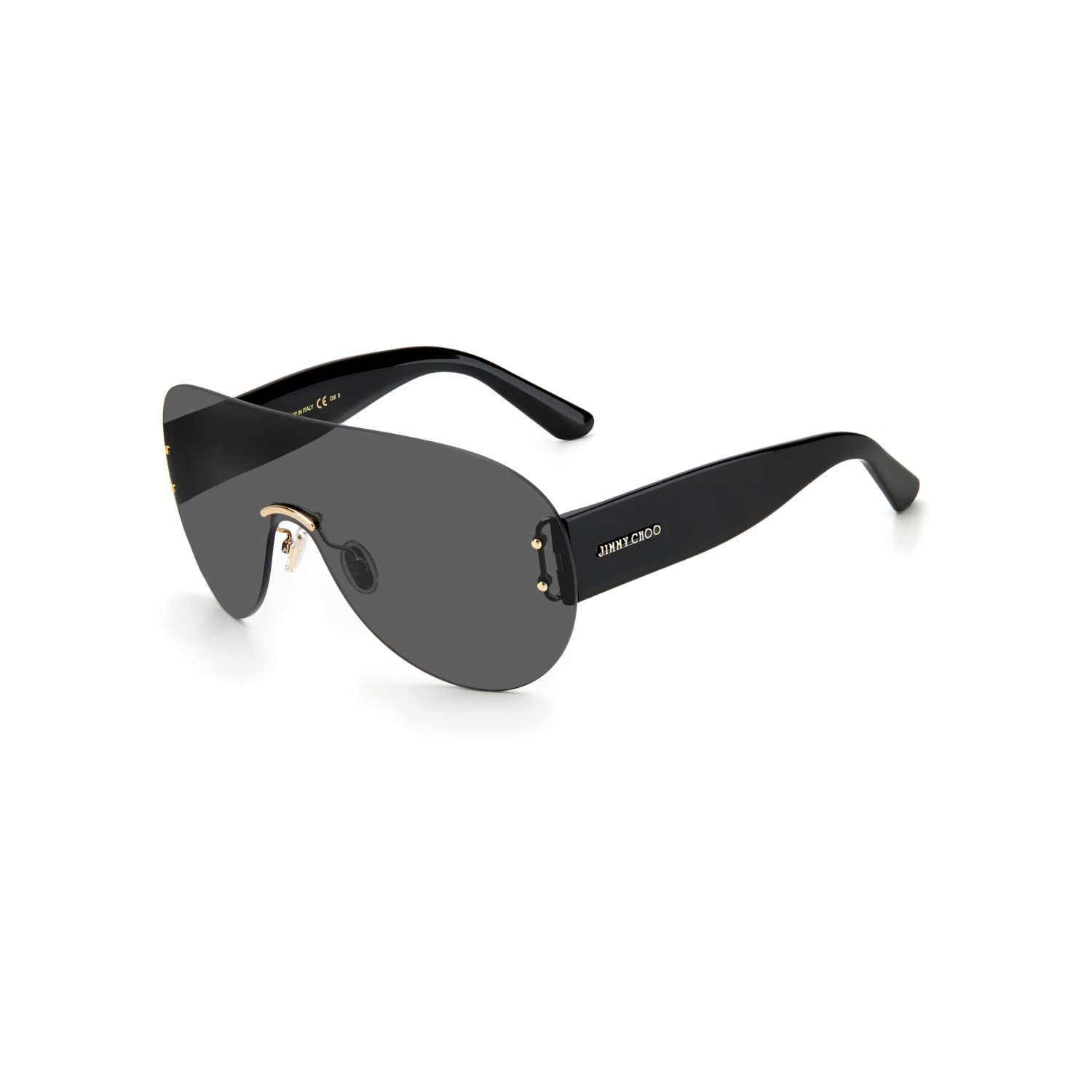 Jimmy Choo MARVIN/S Grey Black Unisex Sunglasses