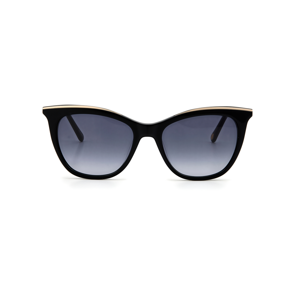 Fossil FOS 2103/G/S Grey Black Women's Sunglasses