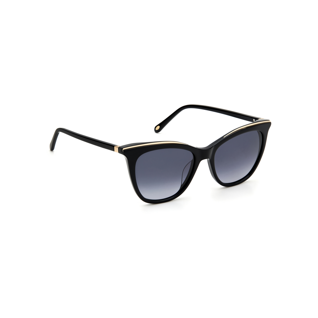 Fossil FOS 2103/G/S Grey Black Women's Sunglasses