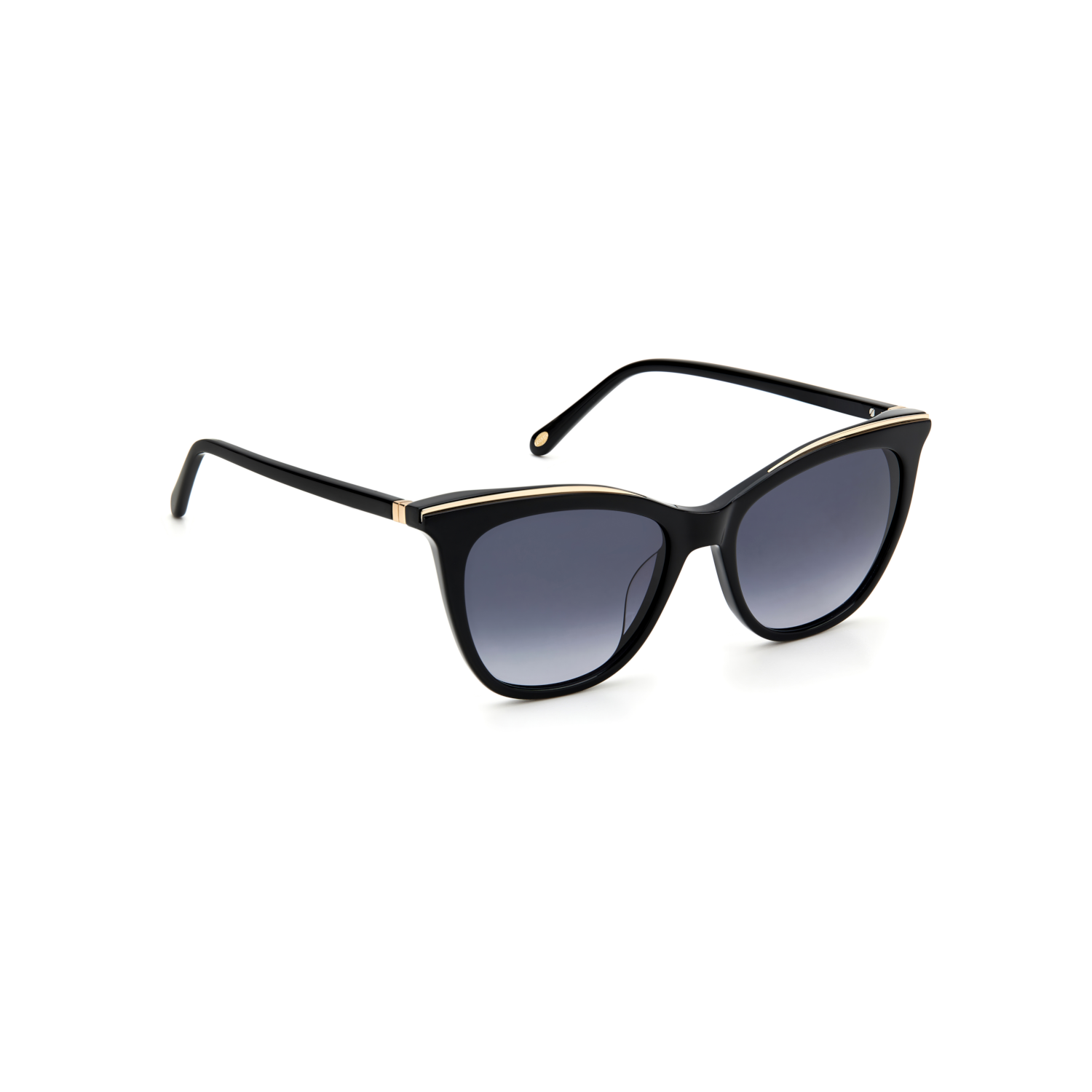 Fossil FOS 2103/G/S Grey Black Women's Sunglasses